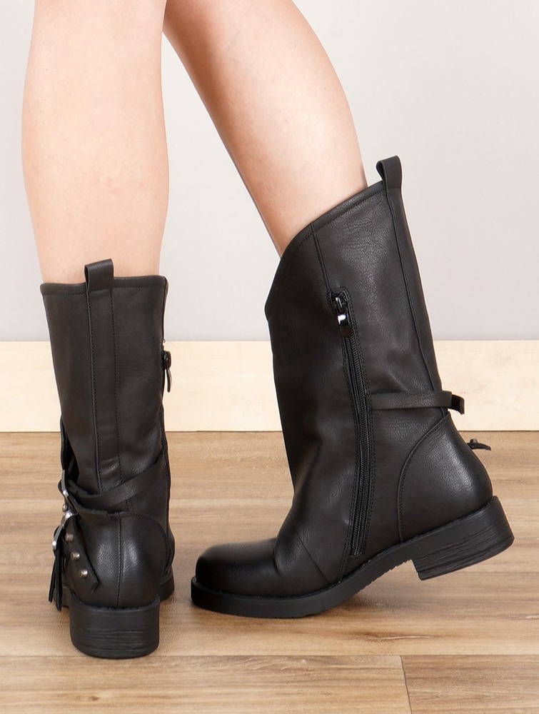 Toonzshop Shakila Boots Csizma Női Fekete | QDAZBTO-42