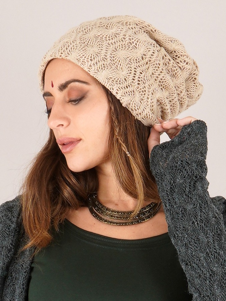 Toonzshop Sükk Crochet Dreadlocks Big Beanie Télisapka Női Bézs | DPLQHGS-48