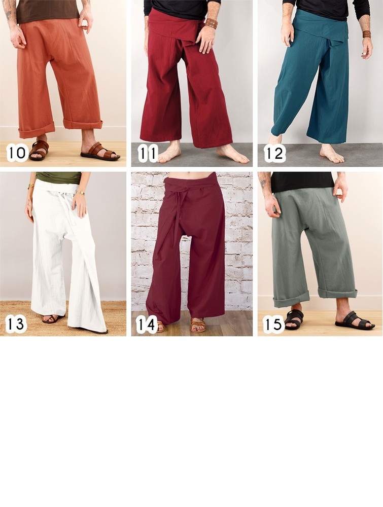 Toonzshop Thaï Gender Neutral Fishermen Pants Nadrág Férfi Many colours available | SRQHPTD-51