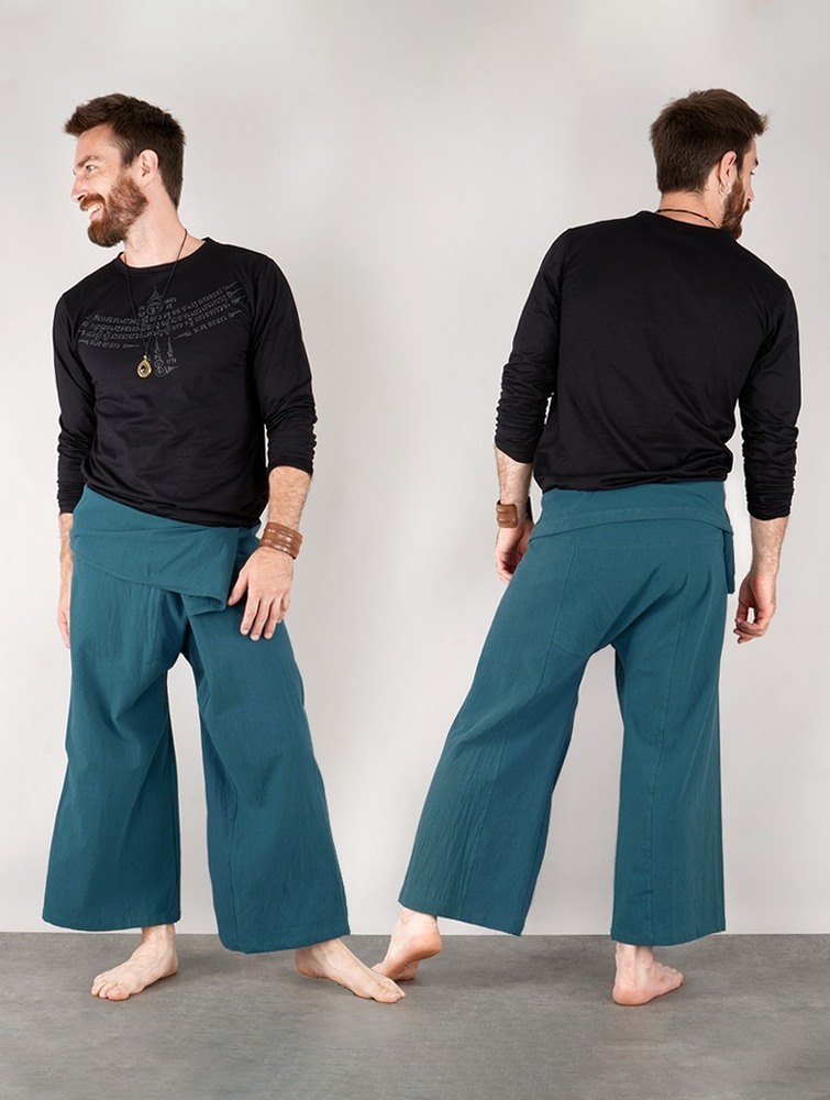 Toonzshop Thaï Gender Neutral Fishermen Pants Nadrág Férfi Many colours available | SRQHPTD-51