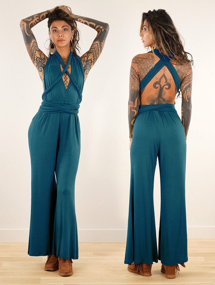 Toonzshop Wakiza Infinity Jumpsuit Jumpsuit Női Kék | ZTCXHUP-86