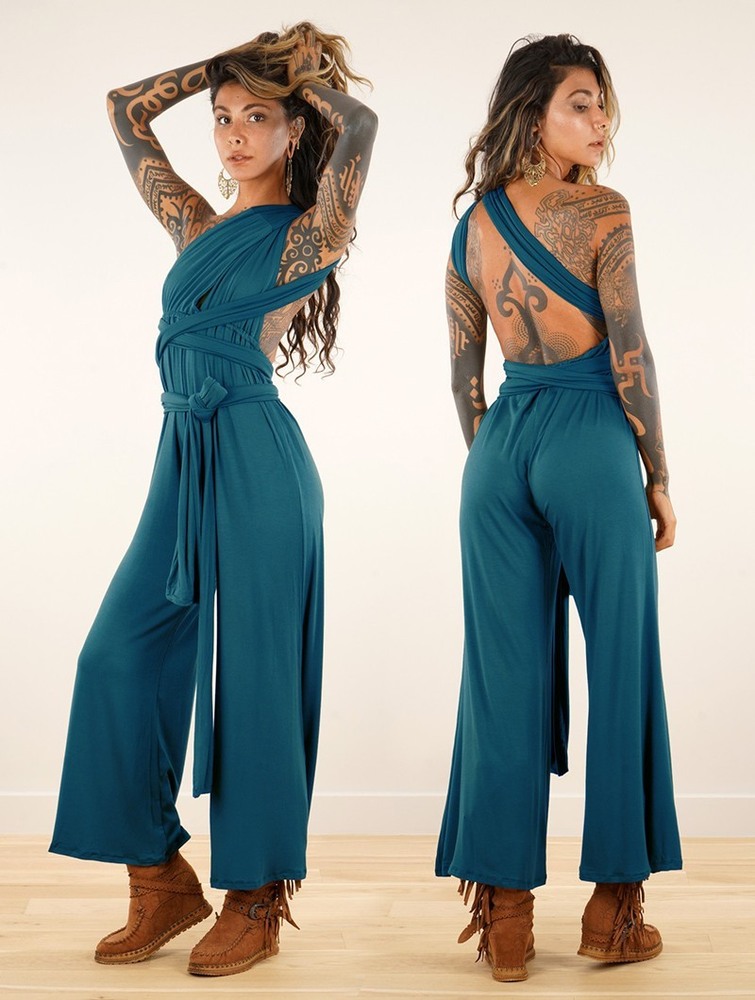 Toonzshop Wakiza Infinity Jumpsuit Jumpsuit Női Kék | ZTCXHUP-86