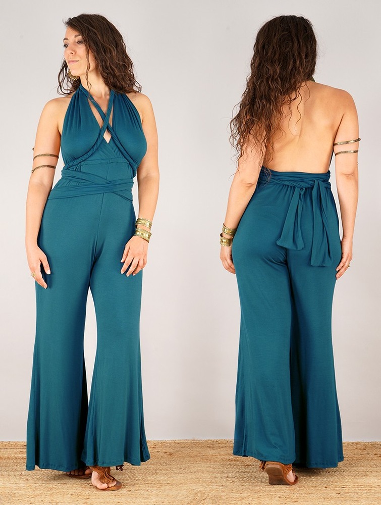 Toonzshop Wakiza Infinity Jumpsuit Jumpsuit Női Kék | ZTCXHUP-86