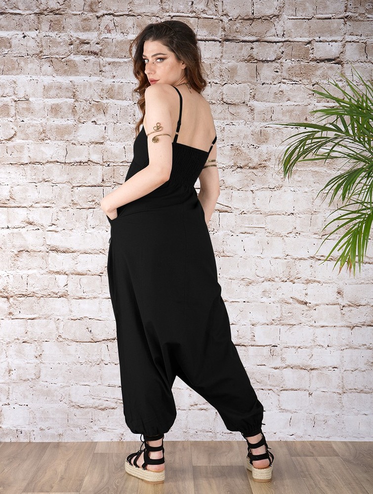 Toonzshop Yahnaa Harem Pant Overalls Nadrág Női Fekete | TFEMLUR-34